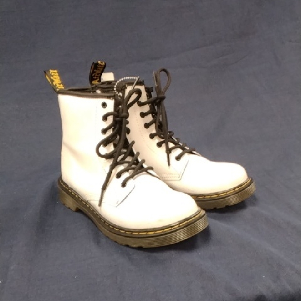 Dr. Martens Women's White Combat Boots